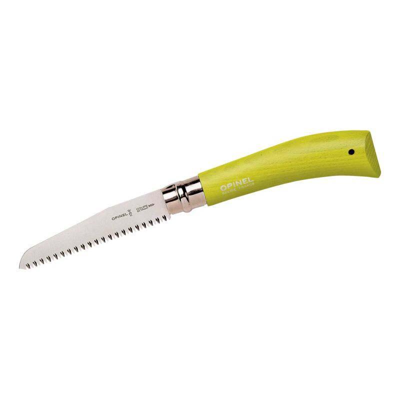 Opinel Garten-Set, Sandvik 12C27-Stahl, Rostfrei, Buchenholz-Griff, S&auml;ge, Gartenmesser, Gartenhippe