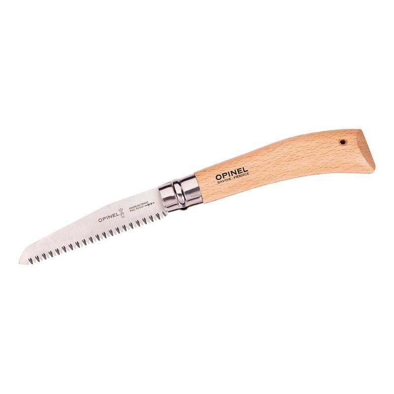 Opinel No 12 Klapps&auml;ge, Buchenholz-Griff, Virobloc