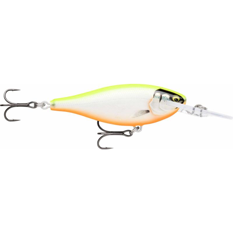 Produktbild Rapala Shad Rap Elite Sre75 Gilded Chartreuse Orange Belly 12 g 7,5 cm