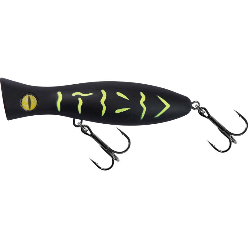 Balzer King of Pop Popper Black Toxic, 8cm, 15g, Floating