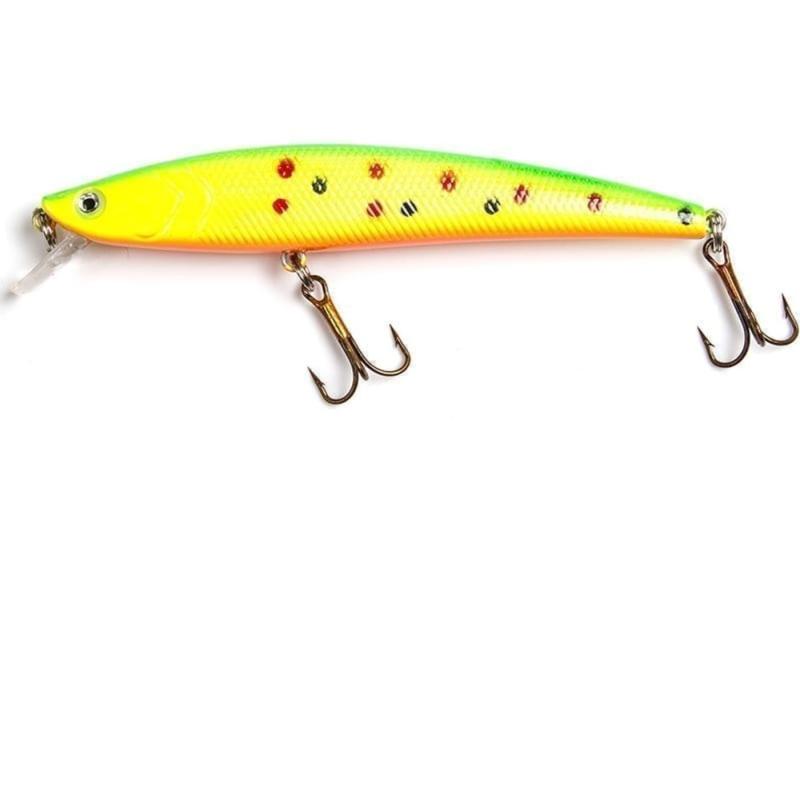 Fladen Eco Minnow 11.5cm limegreen w dots