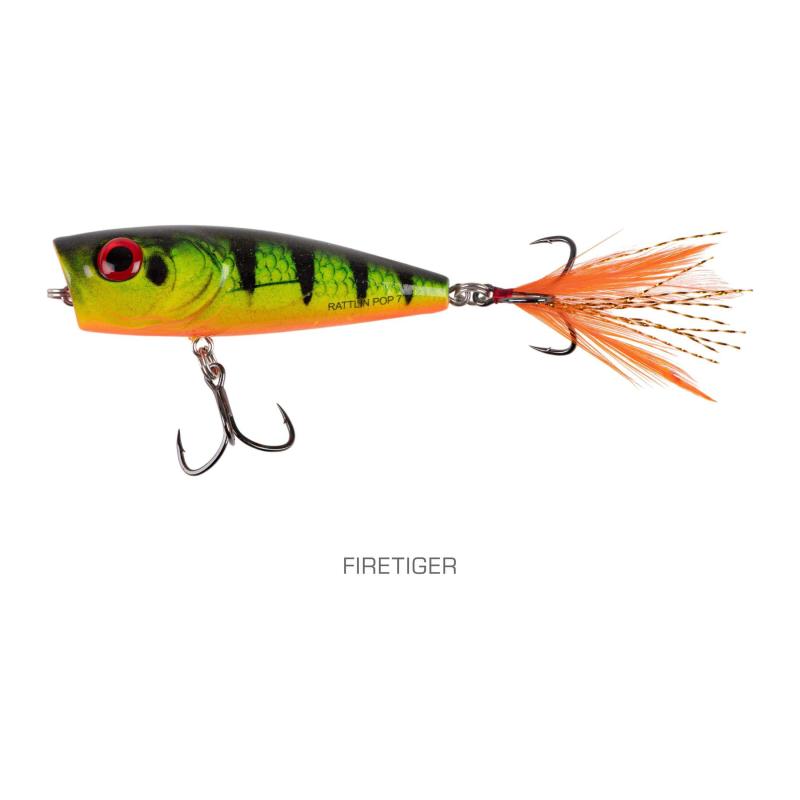 Salmo Rattlin Pop 7cm Firetiger Flash