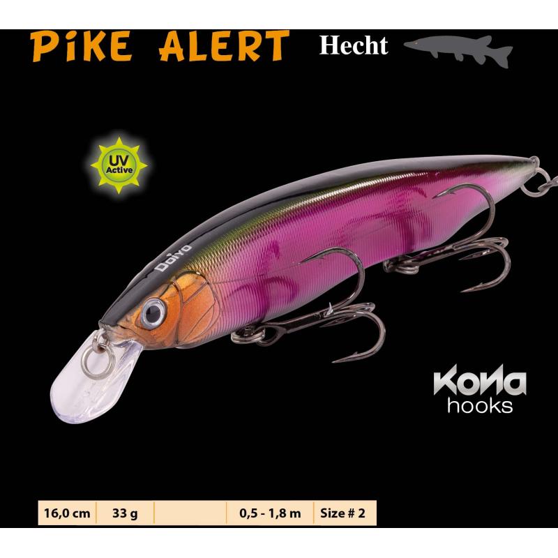 IC DOIYO Pike Alert slow sinking UV 160mm-TP