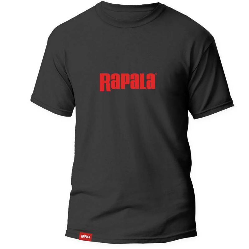 Rapala Black Red Logo T-Shirt XL
