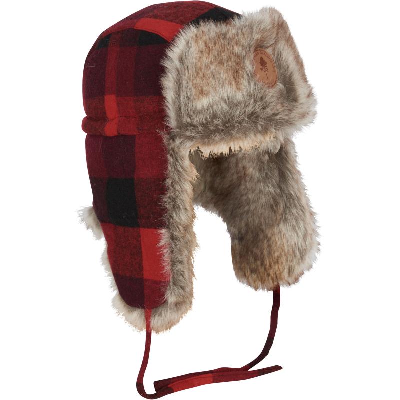 Produktbild Pinewood Murmansk Check Hat Red/Black XL-XXL