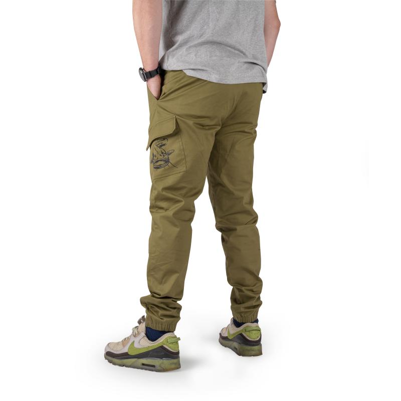 Black Cat Cargo Trousers XLarge