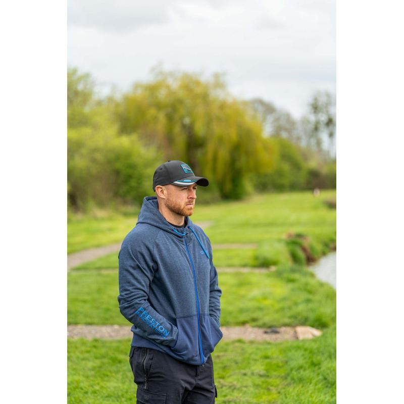Preston Navy Tide Zip Hoodie - 4XL