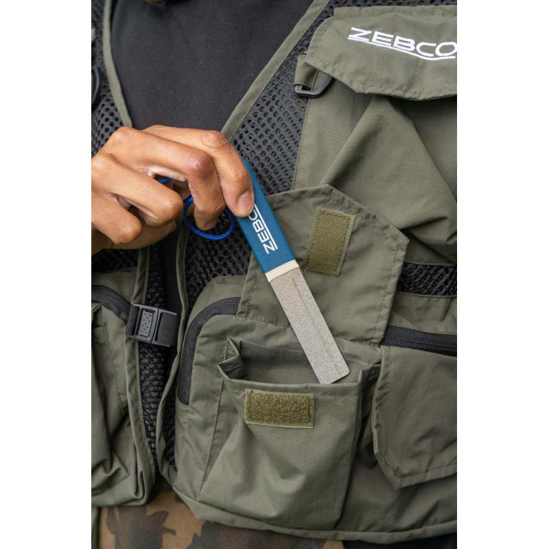 Zebco Leichte Angelweste mit 9 Taschen
