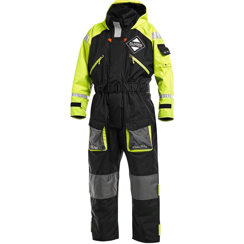FLADEN Floatation Anzug 845XY black/yellow XL