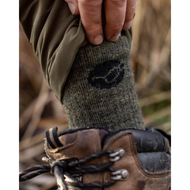 Korda Kore Merino Wool Sock Olive (UK 10-12) / (EU 44/46)