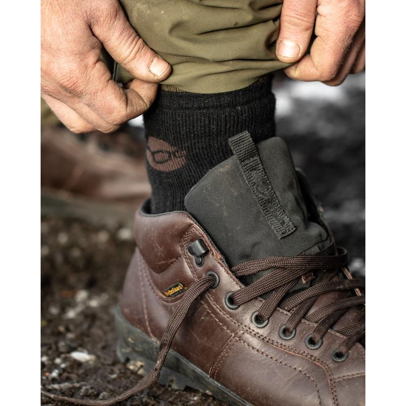 Korda Kore Merino Wool Sock Black (UK 7-9) / (EU 41/43)