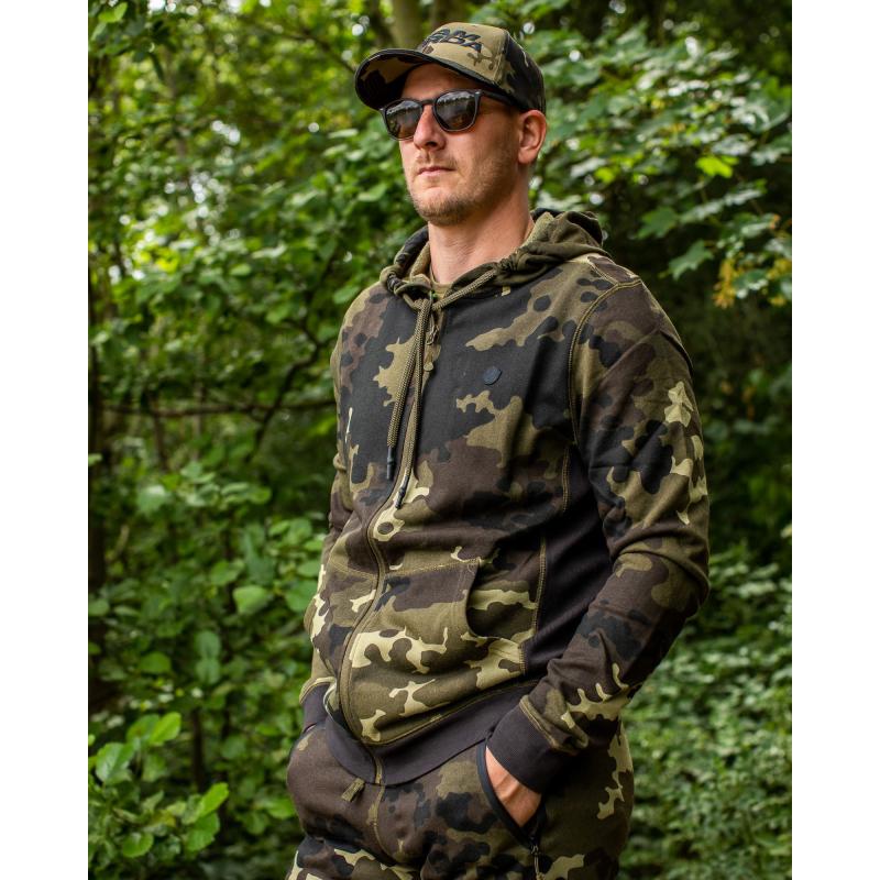 Korda Zip Hoodie Dark Kamo M