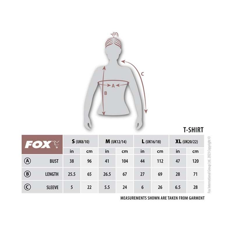 Fox WC V Neck T - L 16-18