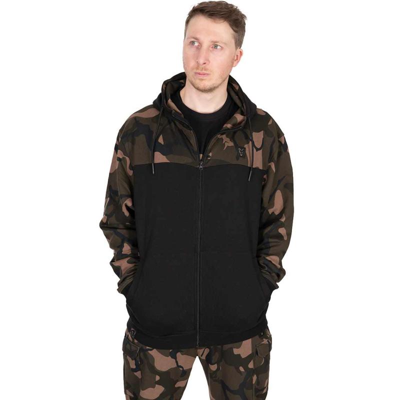 Produktbild Fox LW BLack / Camo Split Zip Hoody XXL