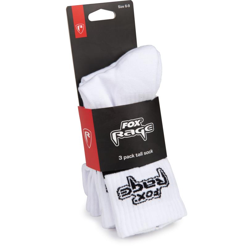 Fox Rage Socks 3-Pack UK 10-12/EU 44-46