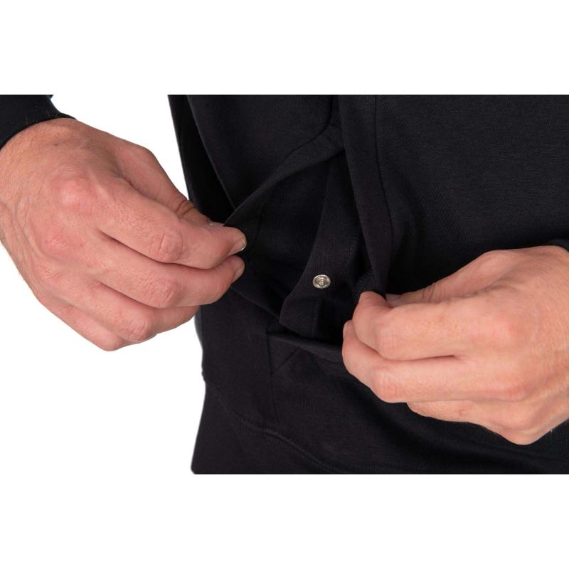 FOX Collection Zipped Hoody - Black - S