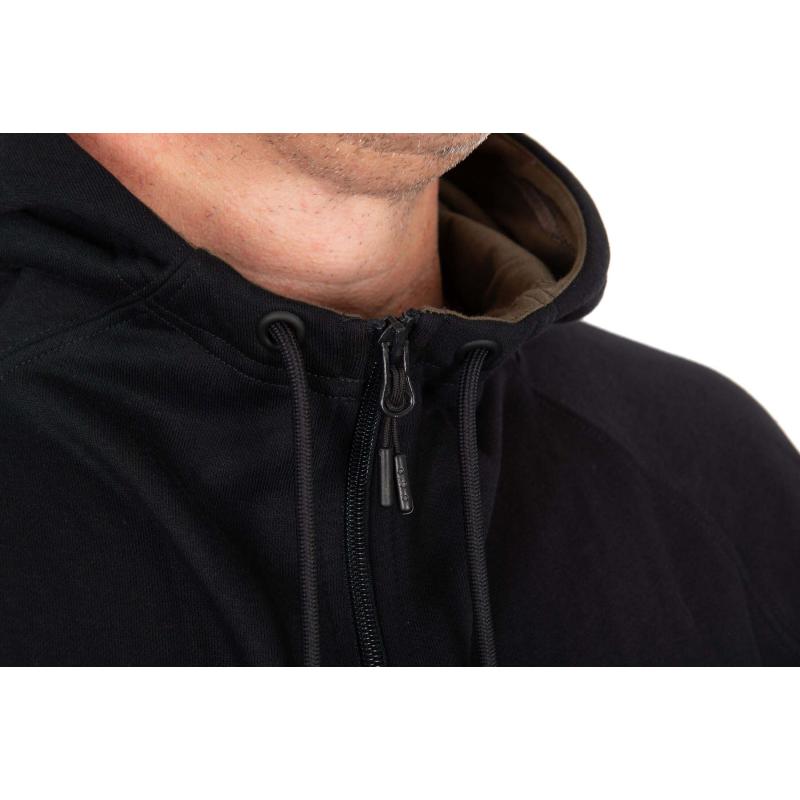 FOX Collection Zipped Hoody - Black - S