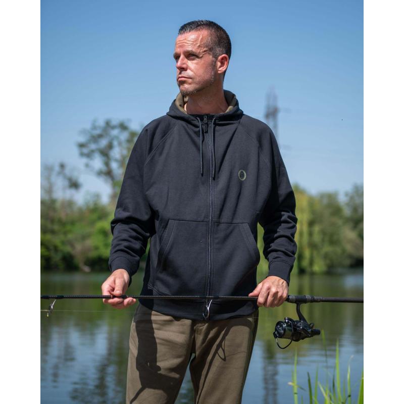 FOX Collection Zipped Hoody - Black - L