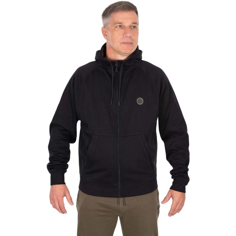 FOX Collection Zipped Hoody - Black - XL