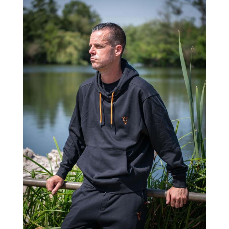 FOX Classic Hoody - Black / Orange - 3XL