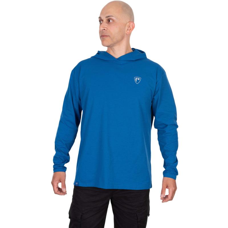 Fox Rage Blue Hooded T Large