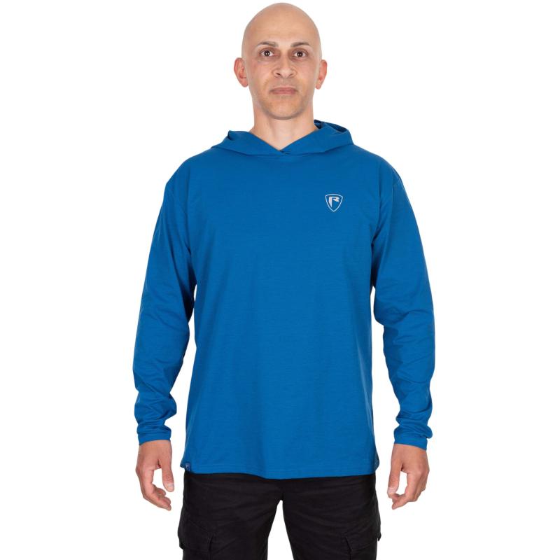 Fox Rage Blue Hooded T Large