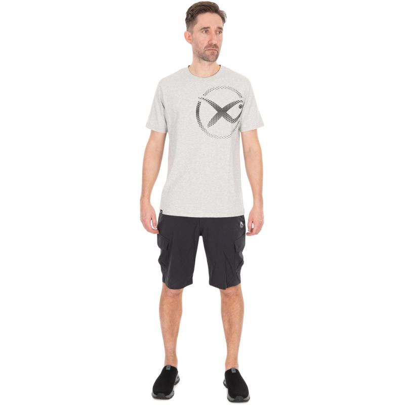 Matrix Large Mesh Logo T-Shirt - Grey L