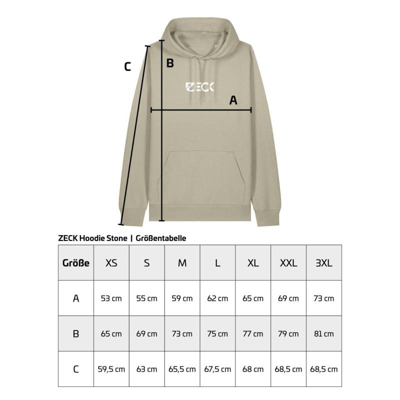 Zeck ZECK Hoodie Stone 3XL