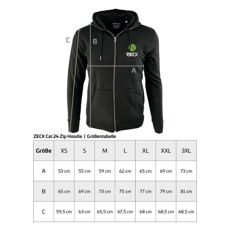 Zeck ZECK Catfish Zip Hoodie L