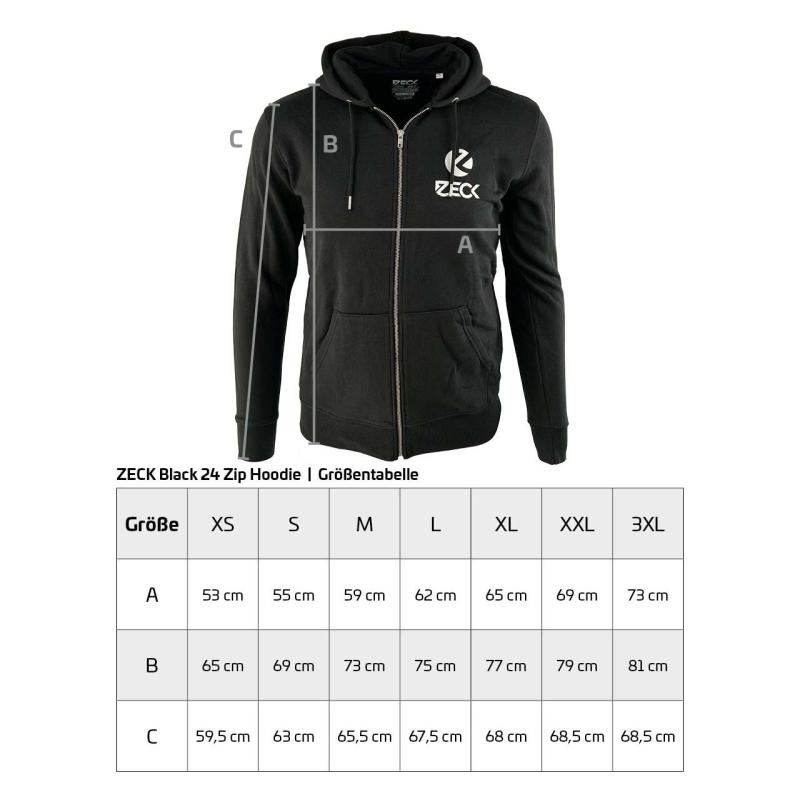 Zeck ZECK Zip Hoodie Black L