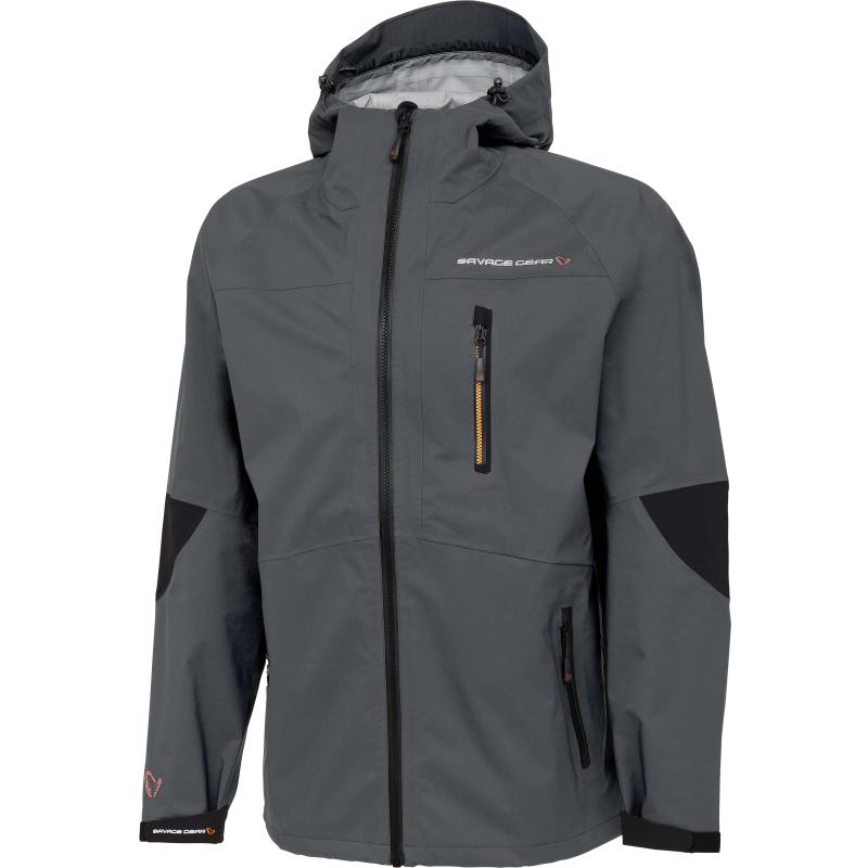 Savage Gear Sg8 Salvage Shell Jacket Xxl Castlerock Grey/Black