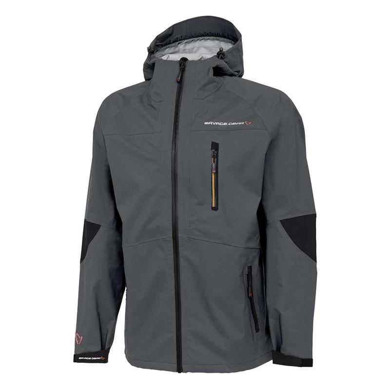 Savage Gear Sg8 Salvage Shell Jacket Xxxl Castlerock Grey/Black