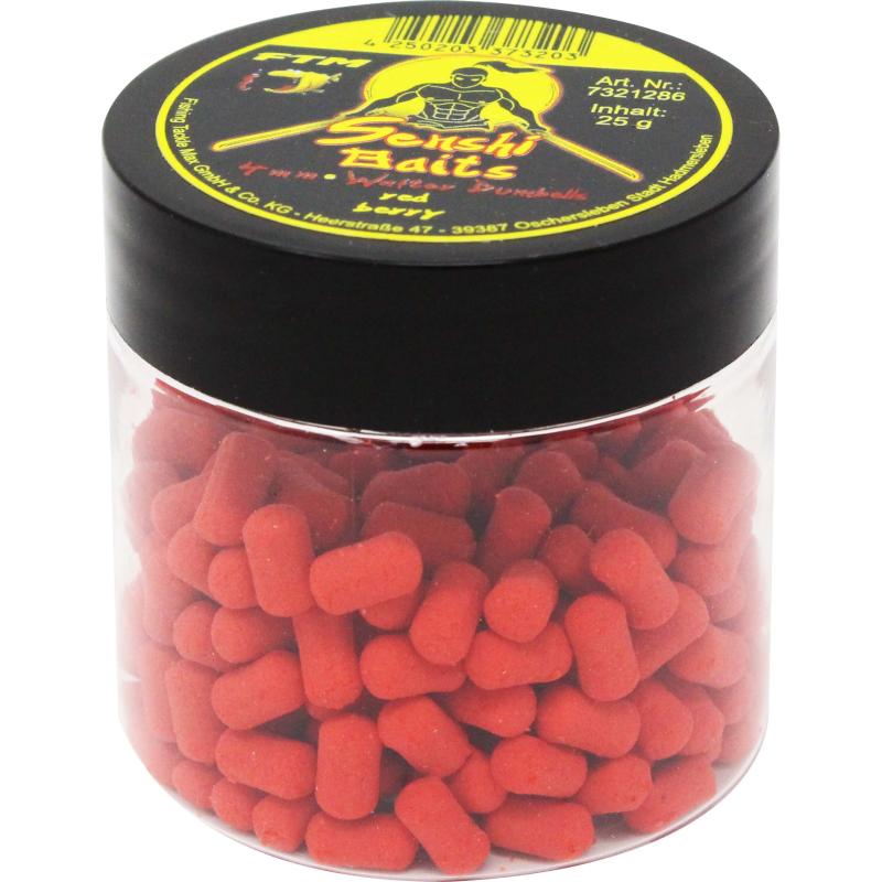 FTM Senshi Baits Wafter Dumbells 4mm red berry