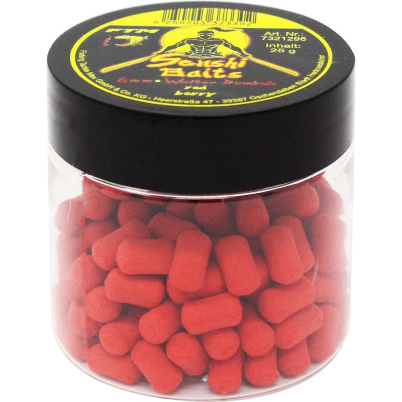 FTM Senshi Baits Wafter Dumbells 6mm red berry