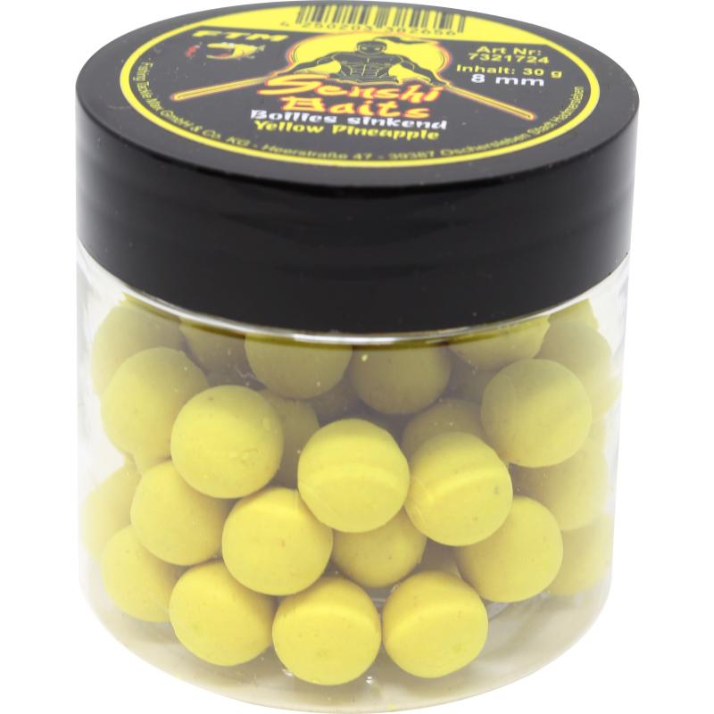 FTM Senshi Baits Senshi Baits Boilies sinkend 8 mm Yellow Pineapple
