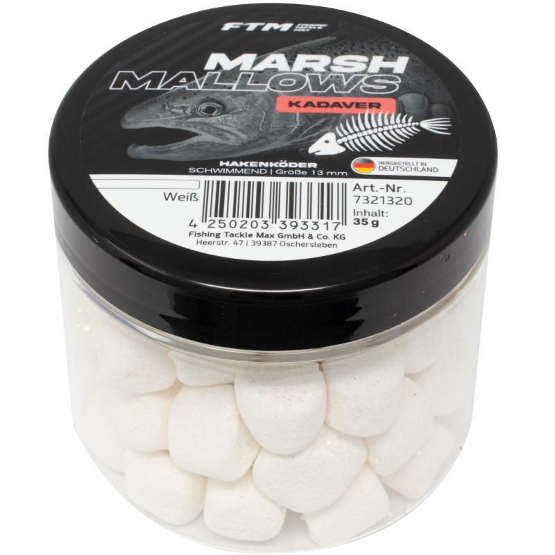 Fishing Tackle Max Marshmallow Kadaver schwimmend 35 g Wei&szlig;