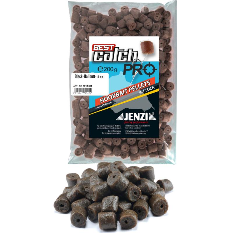 Jenzi Pellet 8mm Black-Halibutt 200g