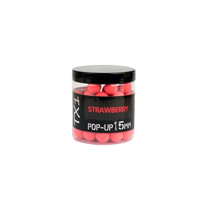 Shimano Bait TX1 Pop-up Strawberry 15mm - 80g Fluoro Red