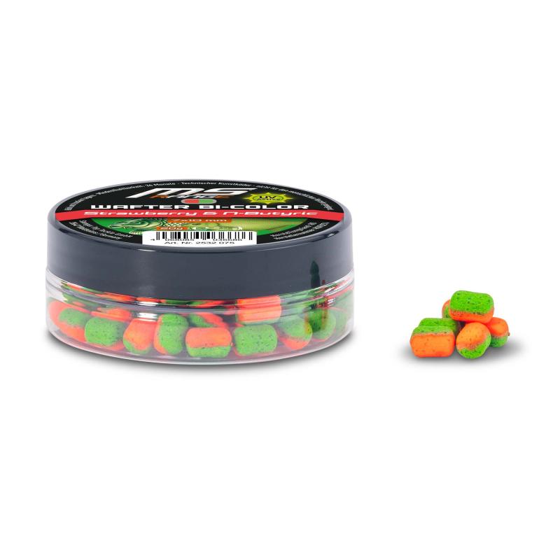 MS-RANGE Wafter Bi-Color Dumbells 7 x 10mm Strawberry & N-Butyric