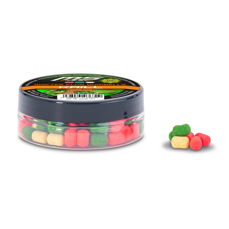 MS-RANGE Wafter Fluo Dumbells  Mix 7 x 10mm Krill