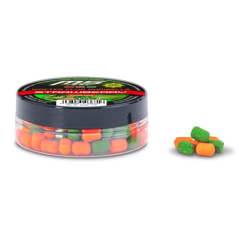 MS-RANGE Wafter Fluo Dumbells  Mix 7 x 10mm Strawberry