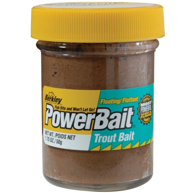 Berkley Powerbait&reg; Eu Natural Glitter Trout Dough Fish Pellet