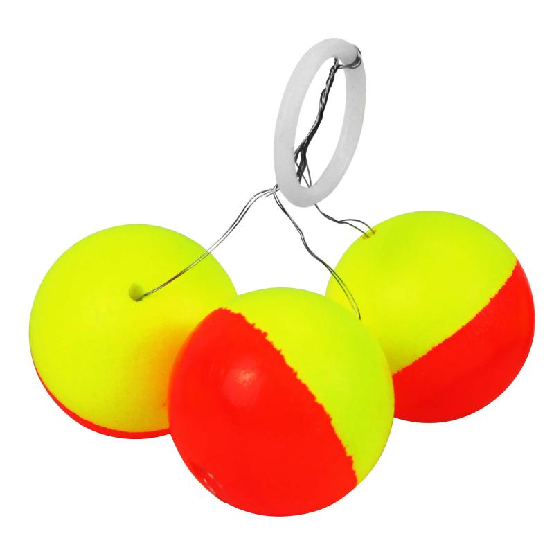FTM Trout Piloten rund orange/gelb 21mm Inh.3 Stk.