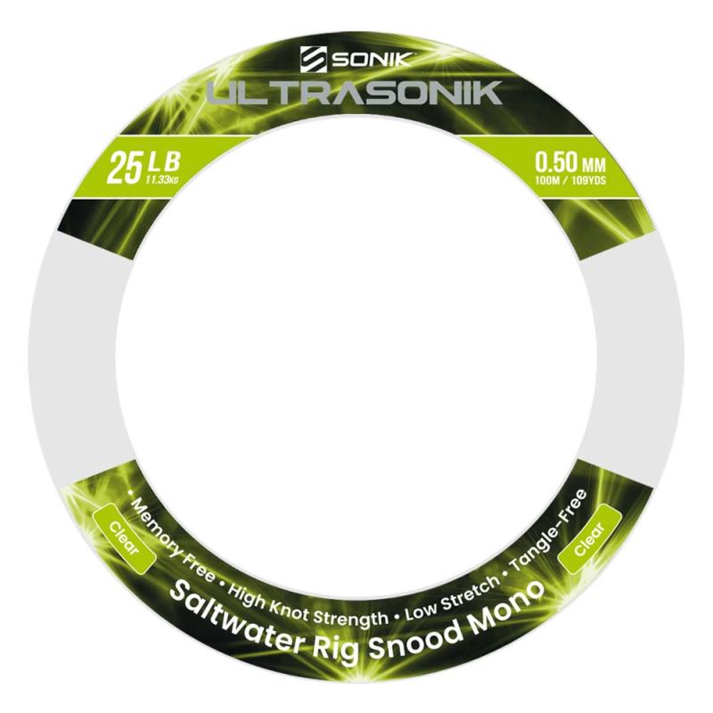 Sonik ULTRASONIK SNOOD 25LB 100m 0.50mm