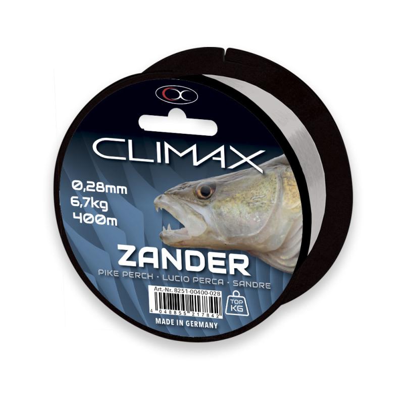Climax Zielfisch Zander hellgr&uuml;n 400m 0,30mm