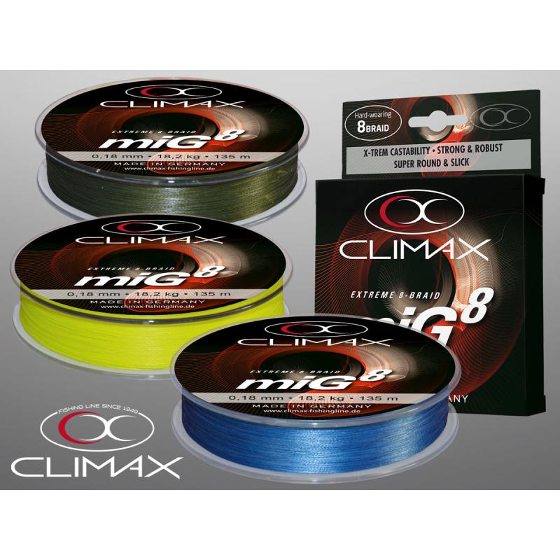 Climax miG8 Braid blue 135m 0,30mm