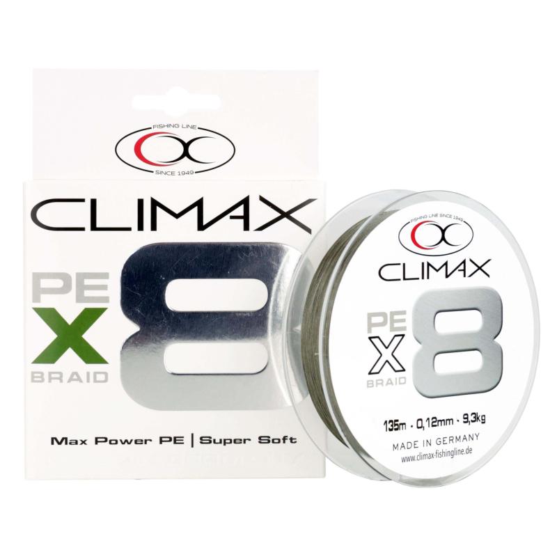 Produktbild Climax 135m 0,25mm 8X Braid oliv