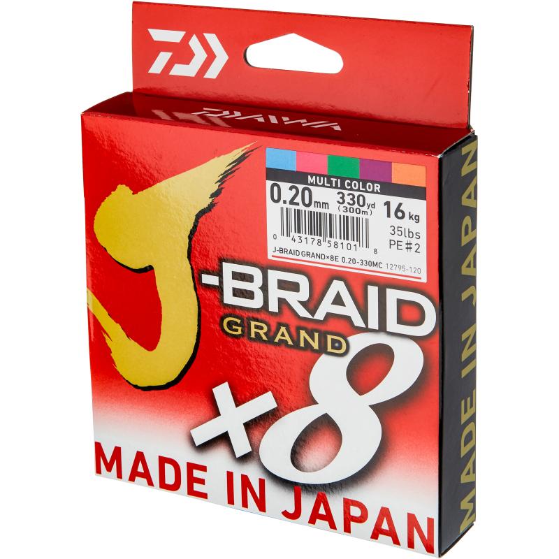 Daiwa J-Braid Grand X8E 0.06mm-300m MC