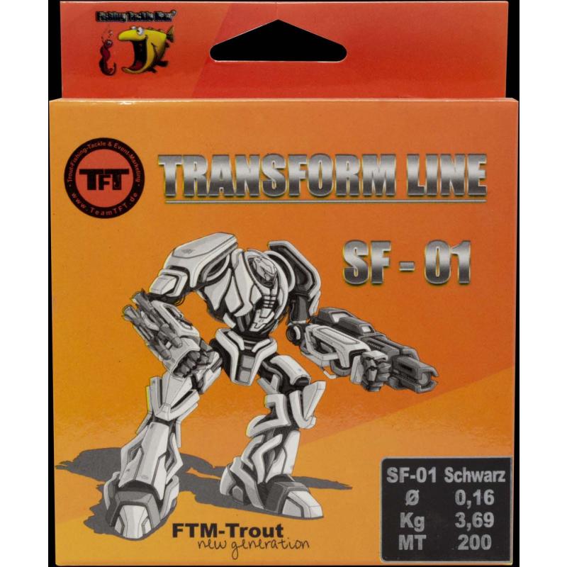 - Trout New Generation Transform Line Black &Oslash; 0,16 200m