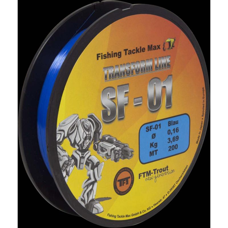 - Trout New Generation Transform Line blue &Oslash; 0,16 200m